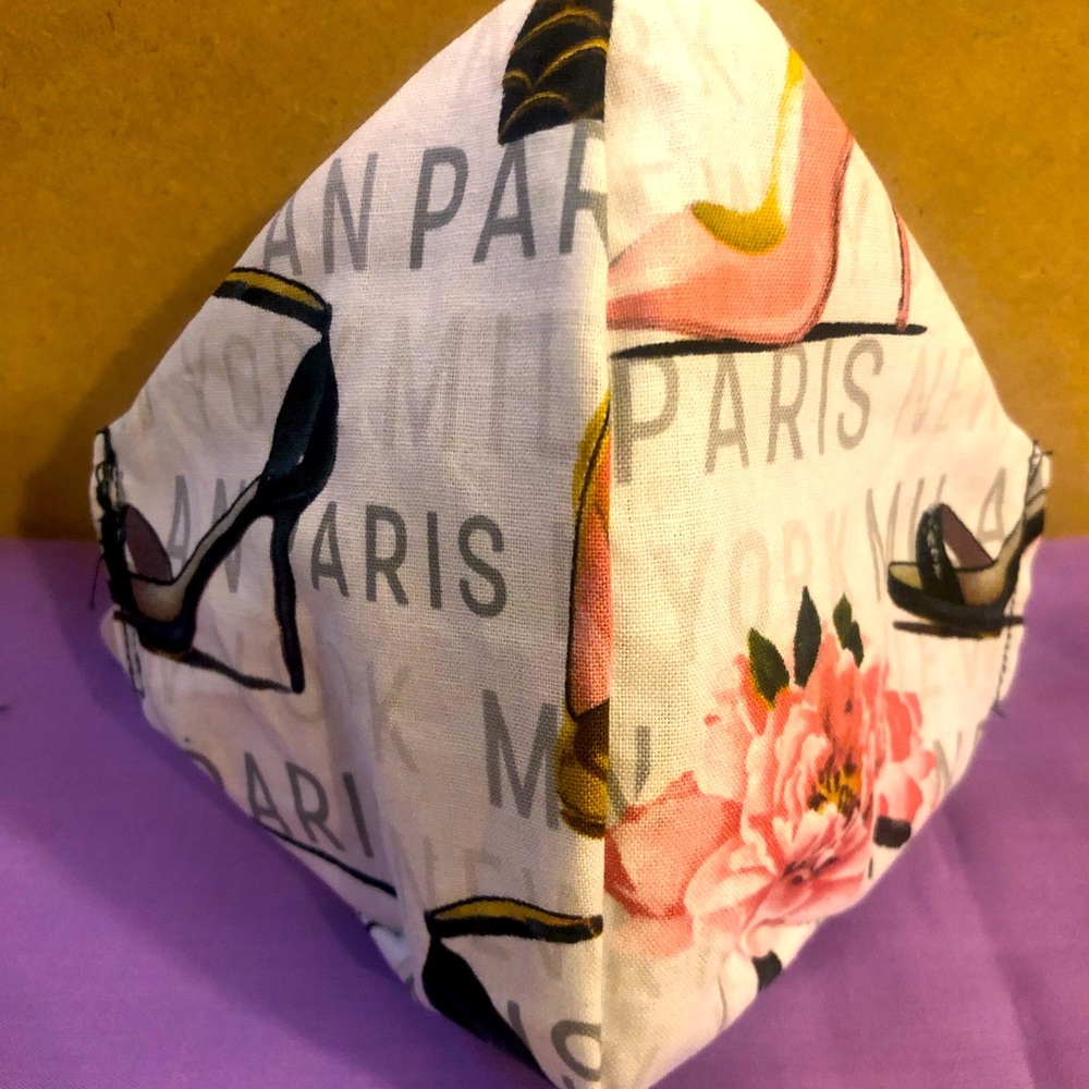 Homemade washable fabric face mask
